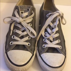 Grey Canvas Converse All Stars